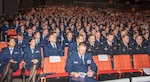 The 2019 San Antonio Uniformed Services Health Education Consortium graduates wait for the ceremony to begin at the Lila Cockrell Theatre in downtown San Antonio June 7. The ceremony honored 228 Army, Air Force, Navy, Public Health and civilian medical education and allied health graduates.