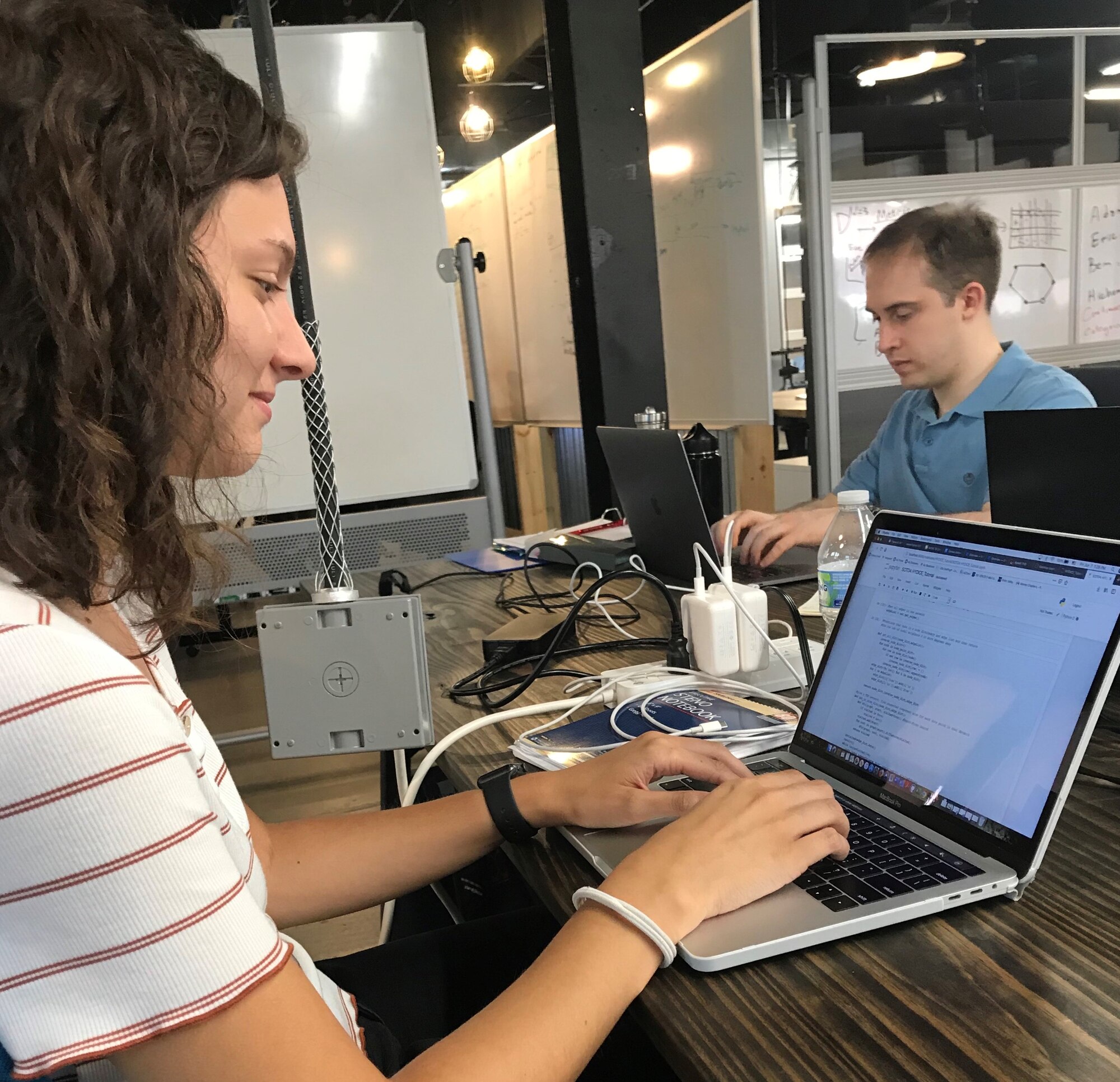 Hayley Sledge, a student at Asbury University who is double majoring in computational mathematics and Spanish, is working in the 711th Human Performance Wing on Wright-Patterson Air Force Base, Ohio, this summer as a part of the Air Force Premier College Internship Program. (Contributed photo)