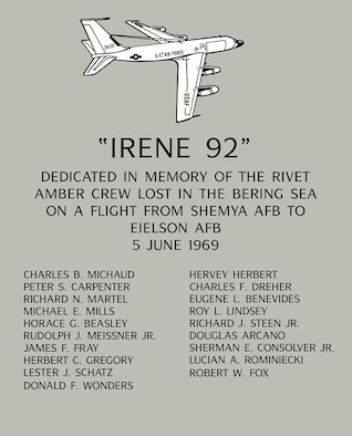 Team Offutt remembers the crew of the Rivet Amber who lost their lives on this day 50 years ago. A memorial was held in the 45th Reconnaissance Squadron Haun Auditorium featuring keynote speaker Kingdon Hawes, the acting squadron commander on the day of the crash.
