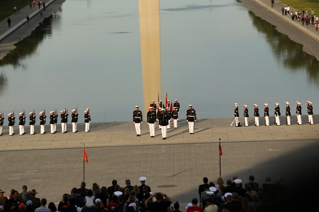 The guest of honor for the evening was William P. Barr, attorney general, and the hosting official was Mr. Robert Hogue, counsel for the commandant of the Marine Corps.