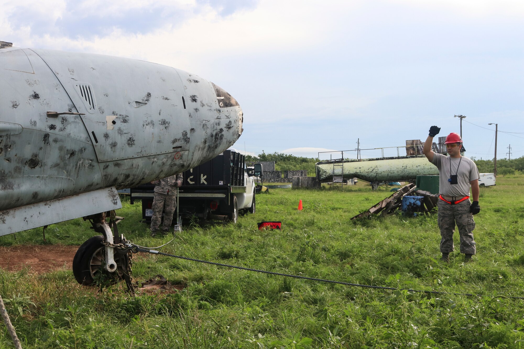 Airmen complete Crashed Damaged Disabled Aircraft Recovery training