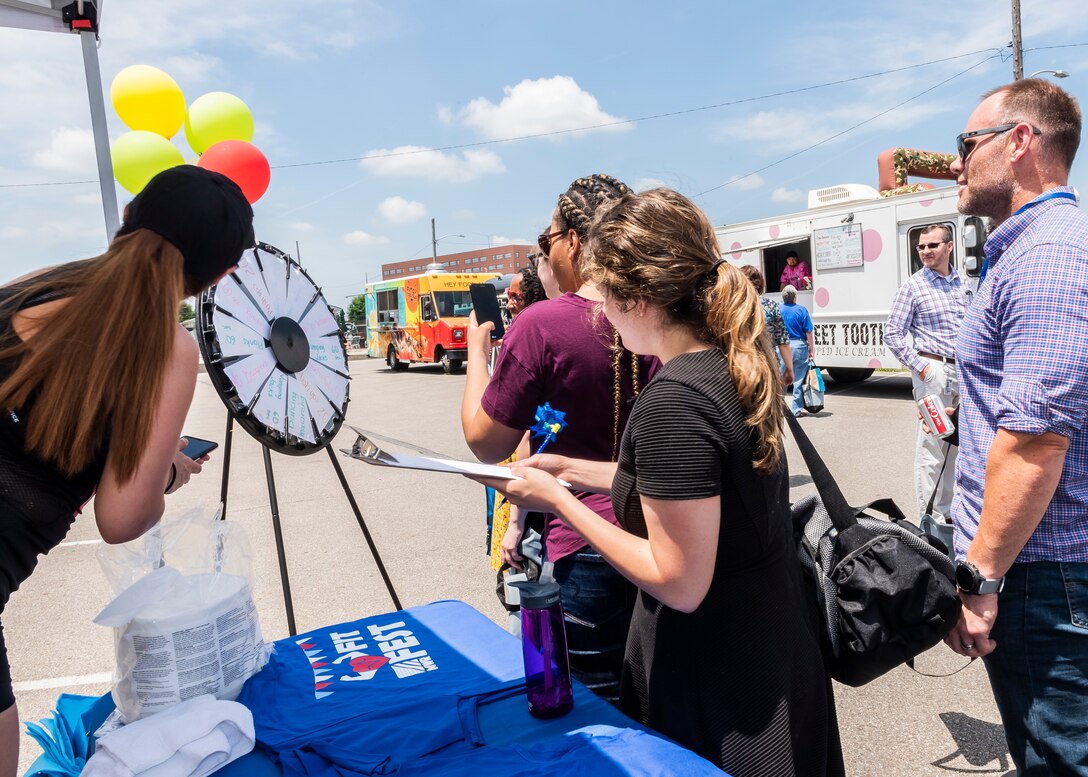 associate spin a prize wheel