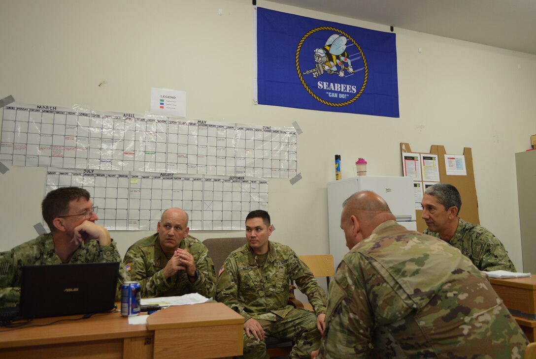 Army Reserve Engineers and Navy Seabees Share Command and Control of Resolute Castle 19