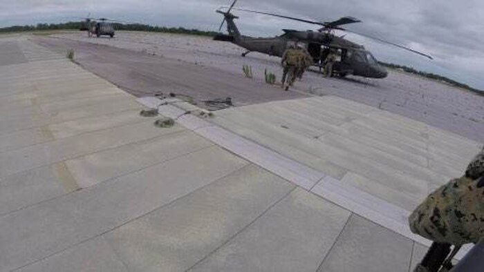 The largest Marine Corps air assault exercise on the east coast took place Tuesday at Marine Corps Base Camp Lejeune. 

Marines with 2nd Marine Division and 2nd Aircraft Wing conducted Exercise Steel Pike 19. 

An exercise transporting groups of people on helicopters from one place to another in a hostile landing zone. 

Officials said it has been more than ten years since an operation of this type and magnitude has been conducted. 

The operation is different compared to others because it involves multiple agencies and air and ground combat tactics. 

More than a thousand personnel and 20 aircraft participated in Steel Pike 19. The name has historical significance as it was the name used during an operation in Vietnam.