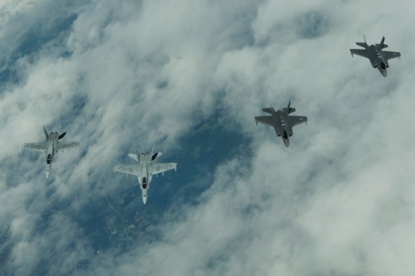 These aircraft are in Europe to participate in exercises and conduct training with Europe-based aircraft in support of a Theater Security Package.
