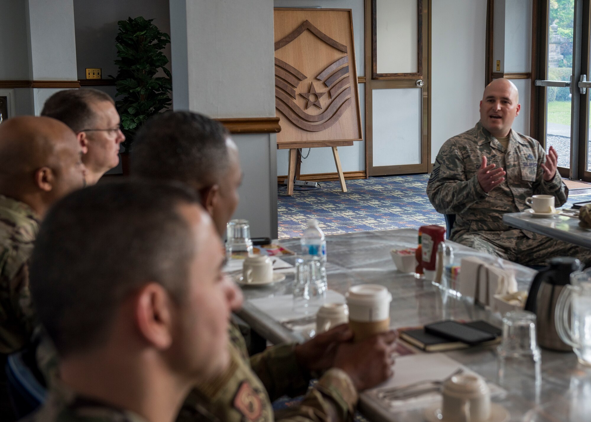 PACAF Command Chief visits Yokota Airmen