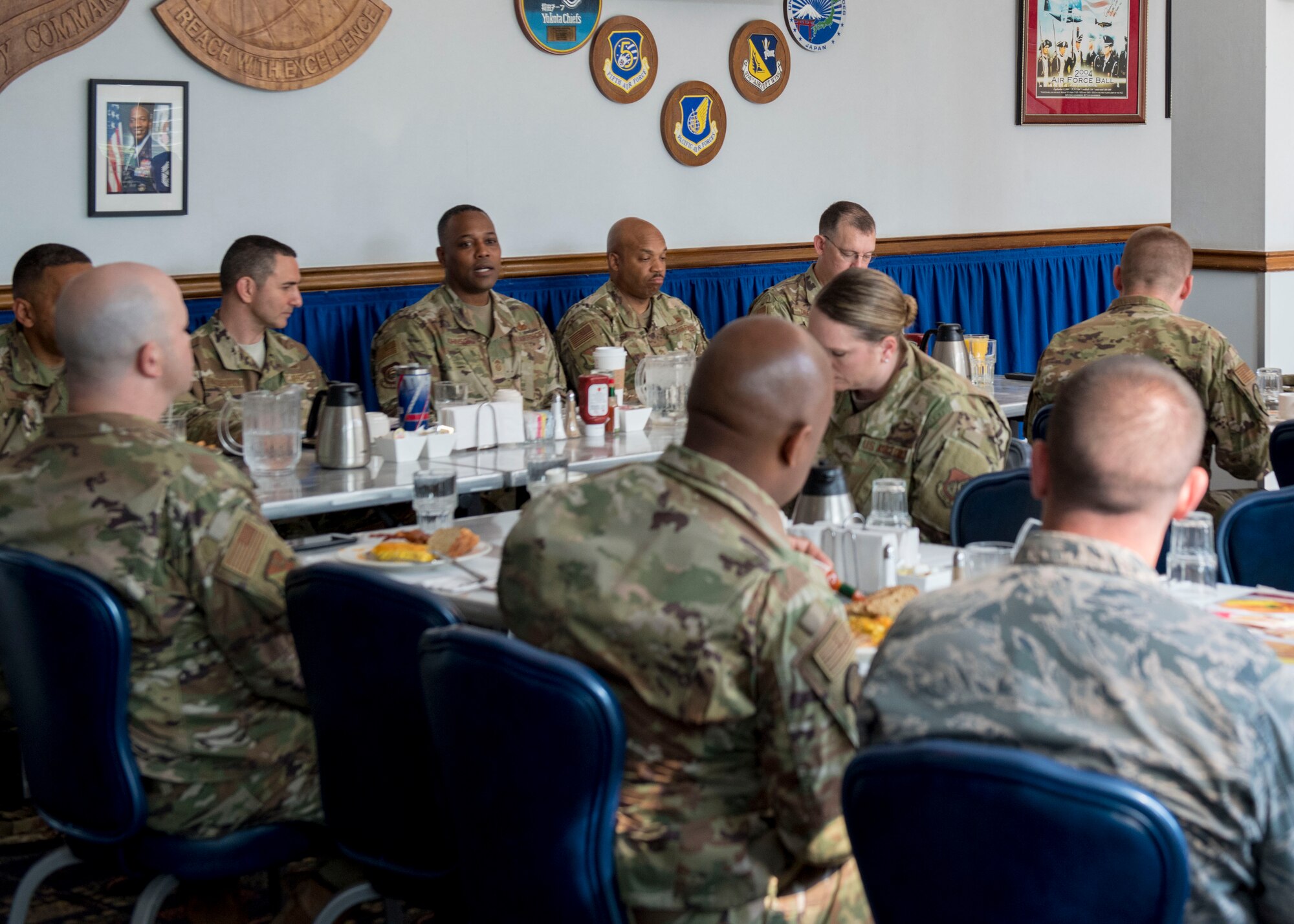 PACAF Command Chief visits Yokota Airmen
