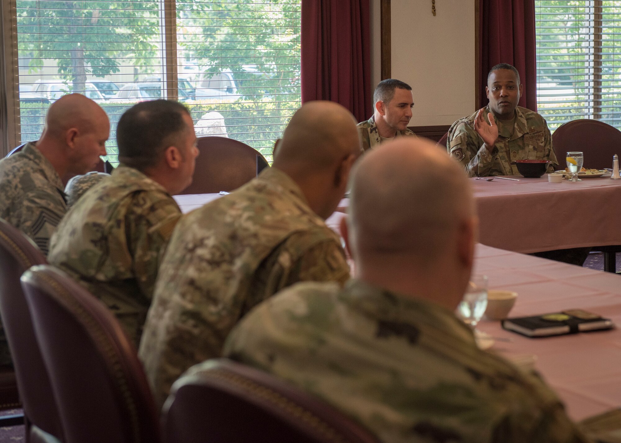 PACAF Command Chief visits Yokota Airmen