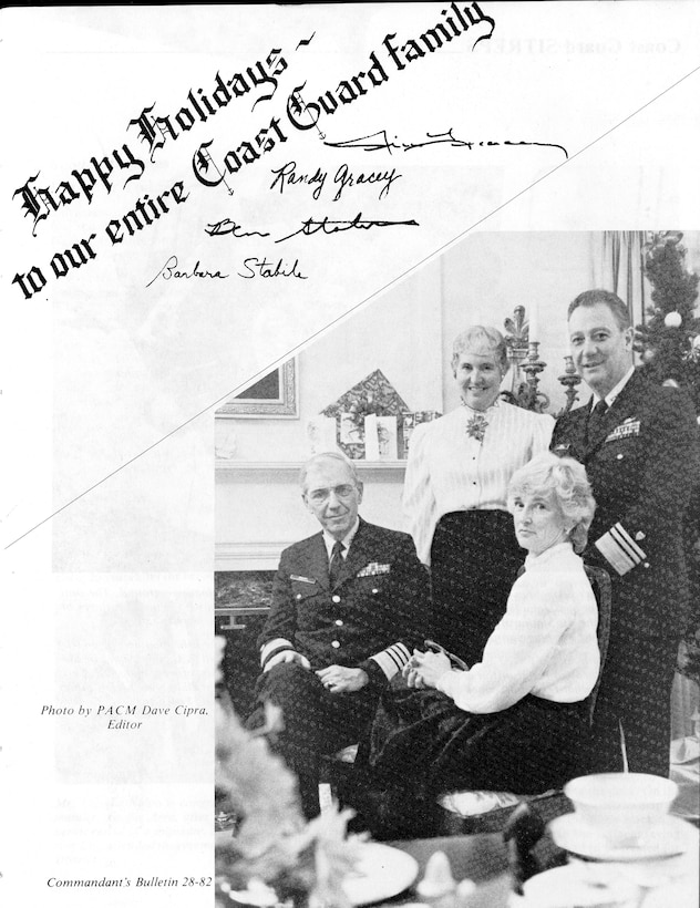 Admiral James S. Gracey Christmas Card