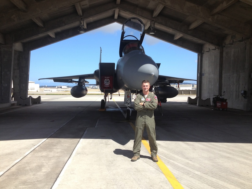 Maj. Jonathan Mahan, a C-17 Globemaster III pilot assigned to the 14th Airlift Squadron.