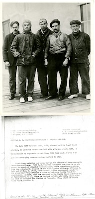 RADM Norman B. Hall with Curtis crew in 1916