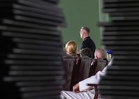 U.S. Marine Corps Gen. Joe Dunford, chairman of the Joint Chiefs of Staff, speaks at the National Defense University (NDU) Graduation at Fort Lesley J. McNair, Washington D.C., June 13, 2019. The NDU Class of 2019 consists of leaders from the U.S. military services, the Department of Defense, other federal government agencies, as well as from the foreign militaries, allied and partner nations.
