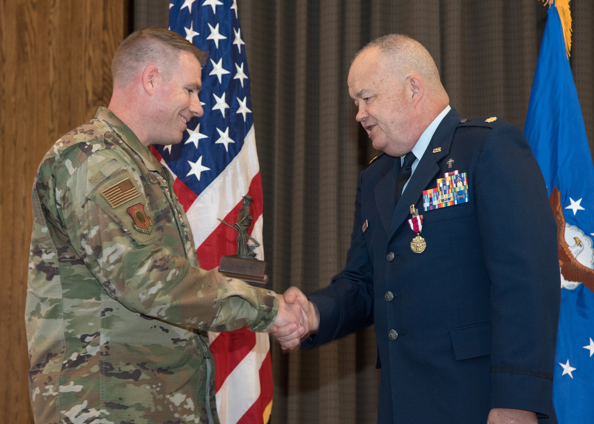 Hanscom bids farewell to installation chaplain