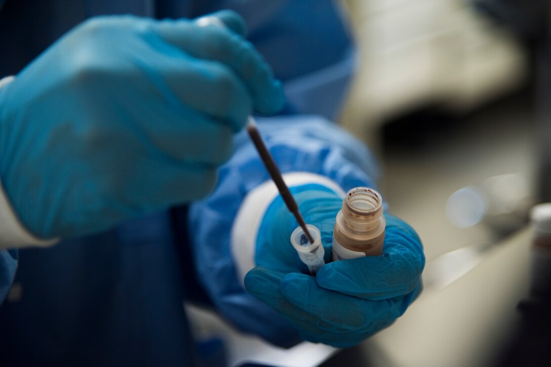 Healthcare detectives: 9th MDOS lab techs analyze specimens