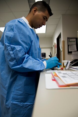 Healthcare detectives: 9th MDOS lab techs analyze specimens
