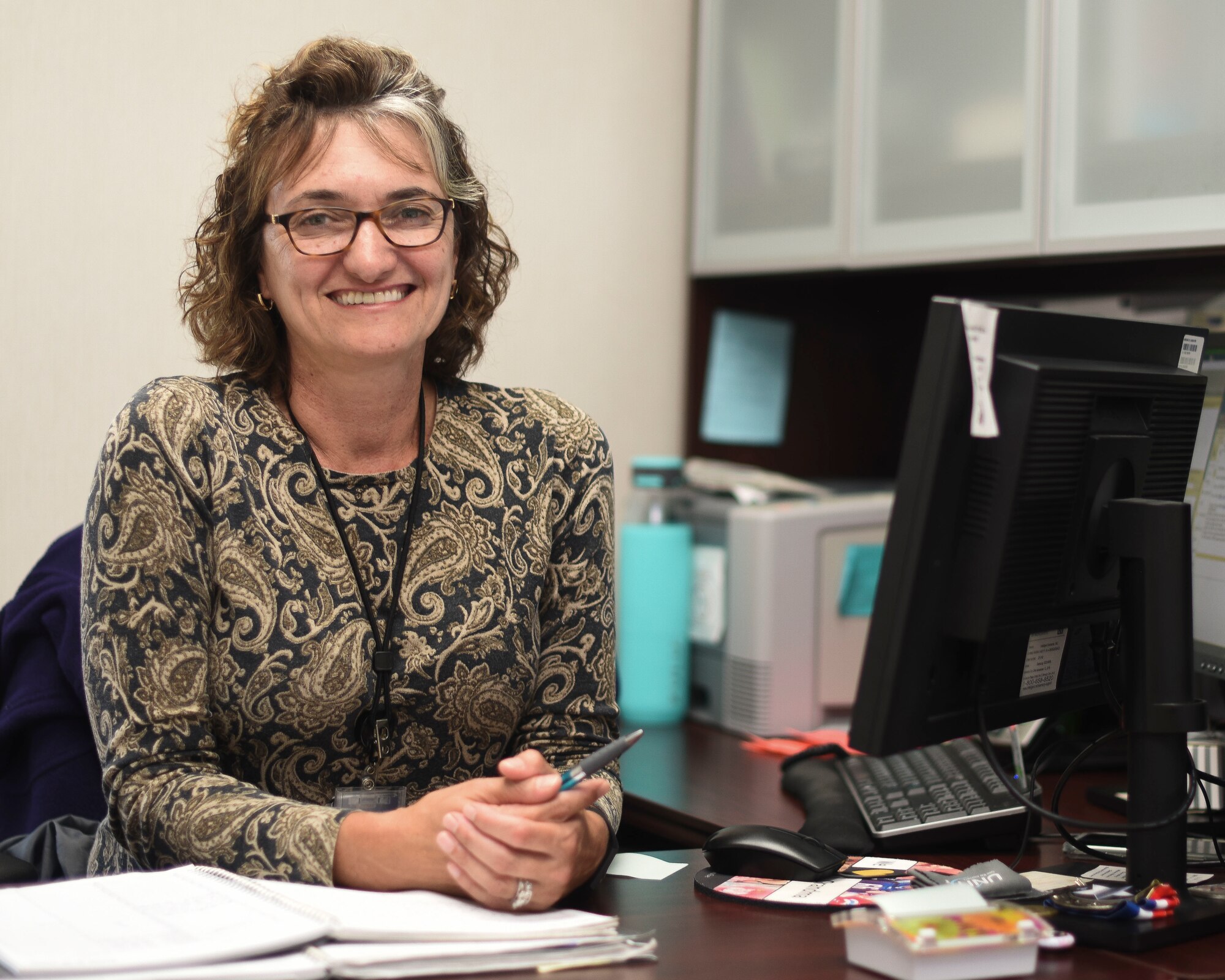 Carolyn Calvin, 325th Medical Group base operational medicine clinic provider, poses for a photo June 6, 2019, at Tyndall Air Force Base, Florida.