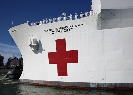 Press Release Hospital Ship Usns Comfort To Host Media At Port