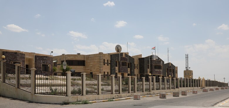 View of the Iraqi Ministry of Water Resources building, located at the Mosul Dam outside Mosul City in Iraq.