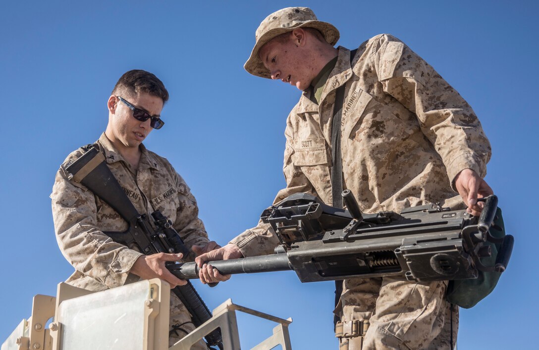 Crew-served weapons during ITX 4-19