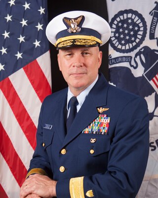 Official Portrait of Rear Adm. Melvin Bouboulis