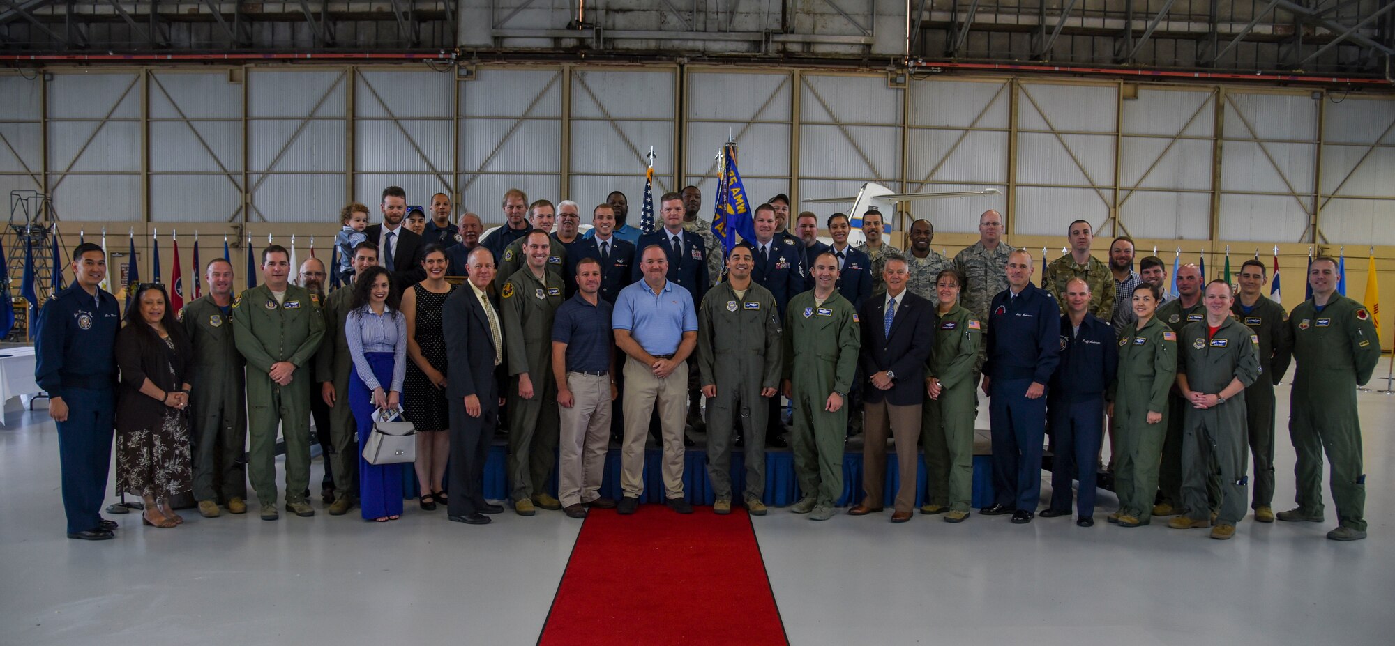Past and present members of the 457th Airlift Squadron celebrated the squadron's heritage during an inactivation ceremony at Joint Base Andrews, Maryland, June 14, 2019.  (U.S. Air Force photo by Senior Airman Chad Gorecki)
