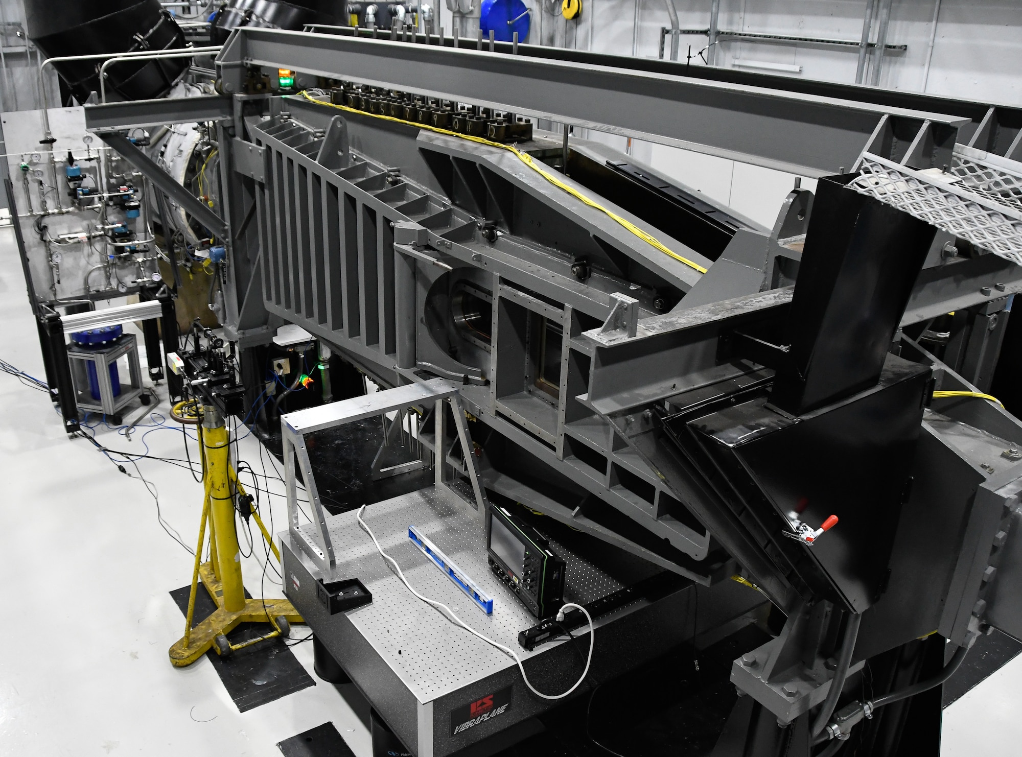 The von Kármán Gas Dynamics Facility Wind Tunnel D test facility operated by the Air Force Research Laboratory High Speed Experimentation Branch at Arnold Air Force Base, seen here June 5, was reactivated earlier this year. (U.S. Air Force photo by Jill Pickett)