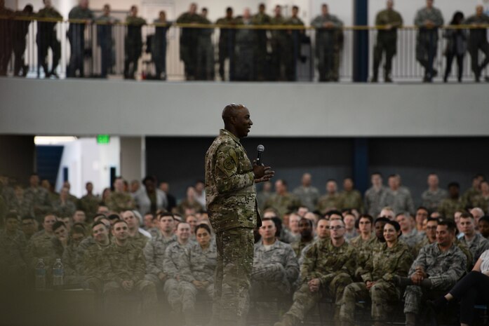 Chief Master Sgt. of the Air Force Visits Eielson