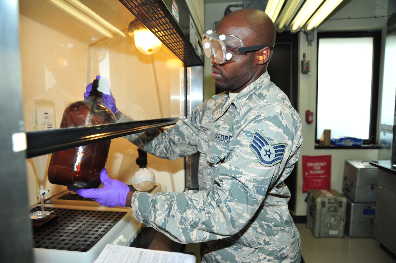 Fuel specialists of the 403rd Mission Support Group at Keesler Air Force Base put their science based training into action every day as they supply petroleum products to the 403rd Wing C-130Js, weapons systems, and ground vehicles.