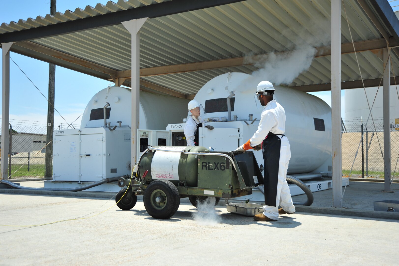 Fuel specialists of the 403rd Mission Support Group at Keesler Air Force Base put their science based training into action every day as they supply petroleum products to the 403rd Wing C-130Js, weapons systems, and ground vehicles.