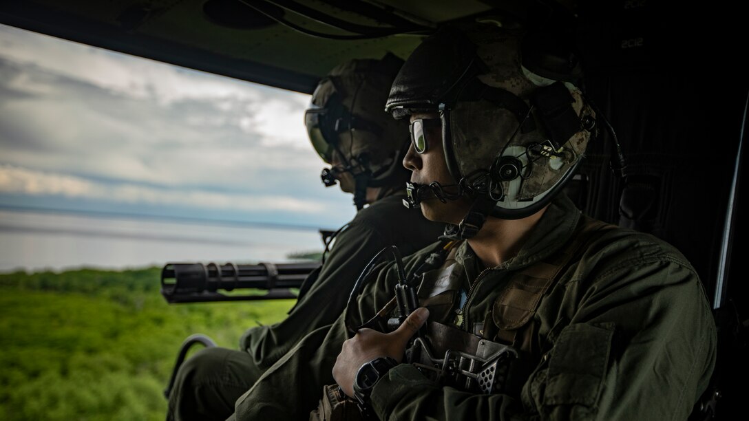 HMLA-775 Marines conduct a live-fire in Canada