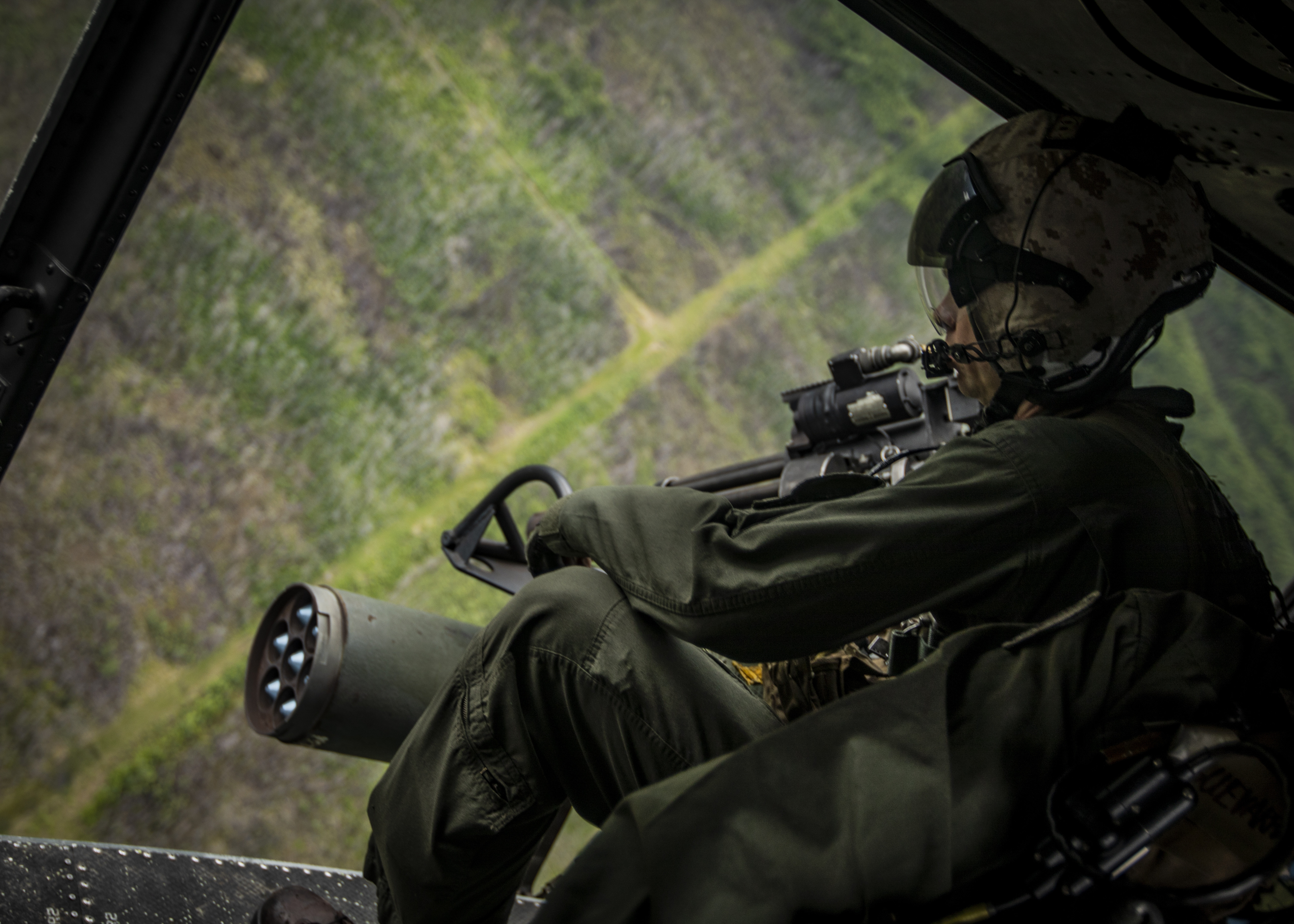 HMLA775 Marines conduct a livefire in Canada