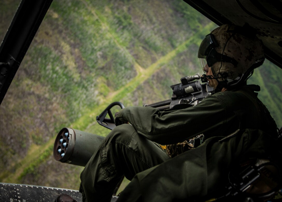 HMLA-775 Marines conduct a live-fire in Canada