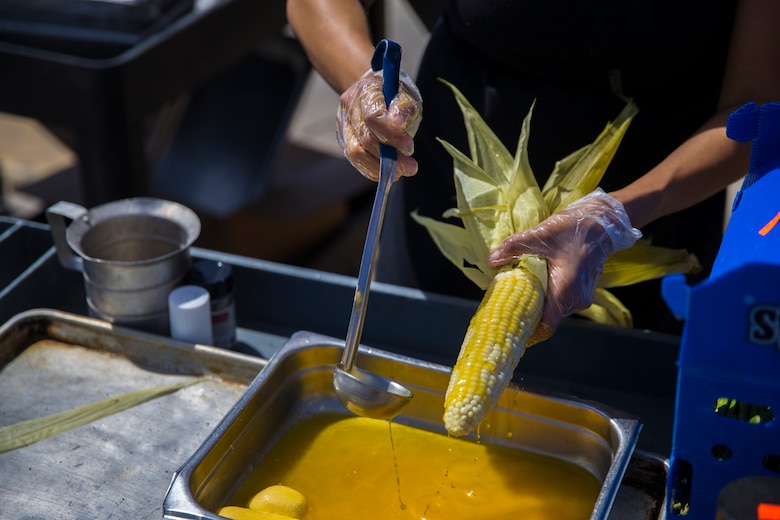 U.S. Marines with Headquarters and Headquarters Squadron, Marine Corps Air Station (MCAS) Yuma, Food Services, compete in the 2019 MCAS Yuma Chef of the Quarter challenge on MCAS Yuma, Ariz., May 22, 2019. The MCAS Yuma Chef of the Quarter challenge is an in-house competition held to decide which Food Service Marines will compete in the Chef of the Quarter competition held in Camp Pendleton, California. (U.S. Marine Corps photo by Pfc. John Hall)