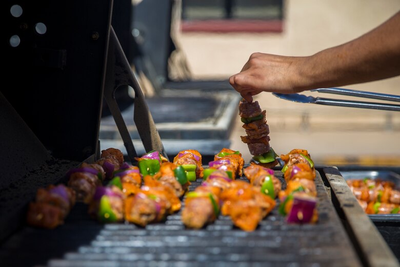 U.S. Marines with Headquarters and Headquarters Squadron, Marine Corps Air Station (MCAS) Yuma, Food Services, compete in the 2019 MCAS Yuma Chef of the Quarter challenge on MCAS Yuma, Ariz., May 22, 2019. The MCAS Yuma Chef of the Quarter challenge is an in-house competition held to decide which Food Service Marines will compete in the Chef of the Quarter competition held in Camp Pendleton, California. (U.S. Marine Corps photo by Pfc. John Hall)