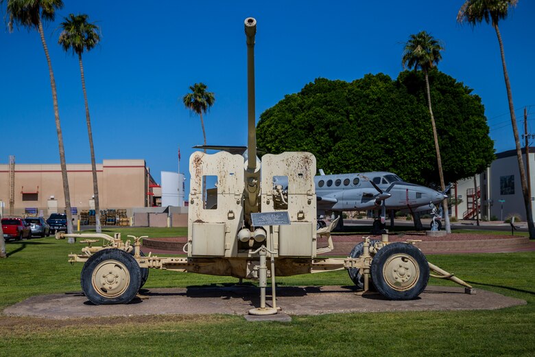 U.S. Marine Corps Staff Sgt. Johanny Obregon, the Operations (S-3) Chief with Headquarters and Headquarters Squadron Marine Corps Air Station (MCAS) Yuma, conducts her daily routine duties at MCAS Yuma, Ariz., May 31 2019. In the Marine Corps, S-3 Marines are responsible for the day-to-day training operations that take place on base. (U.S. Marine Corps photo by Pfc. John Hall)