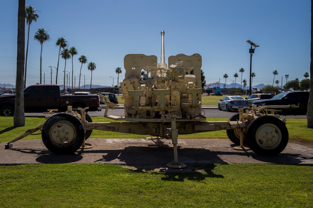 U.S. Marine Corps Staff Sgt. Johanny Obregon, the Operations (S-3) Chief with Headquarters and Headquarters Squadron Marine Corps Air Station (MCAS) Yuma, conducts her daily routine duties at MCAS Yuma, Ariz., May 31 2019. In the Marine Corps, S-3 Marines are responsible for the day-to-day training operations that take place on base. (U.S. Marine Corps photo by Pfc. John Hall)