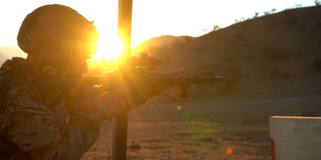 Participants of Fuerzas Comando 2019 take part tactical movements and precision shooting drills.