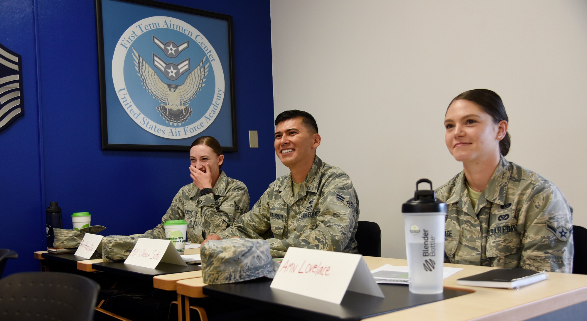 UNITED STATES AIR FORCE ACADEMY, Colo. – Approximately 25 Airmen attended the one-day Professional Enhancement Seminar designed specifically for Airmen by a team of non-commissioned officers, June 14, 2019, at the United States Air Force Academy in Colorado. The Airmen had the chance to talk to others attending from the Front Range, gaining a wider view of the Air Force. (U.S. Air Force photo by Staff Sgt. Alexandra M. Longfellow)
