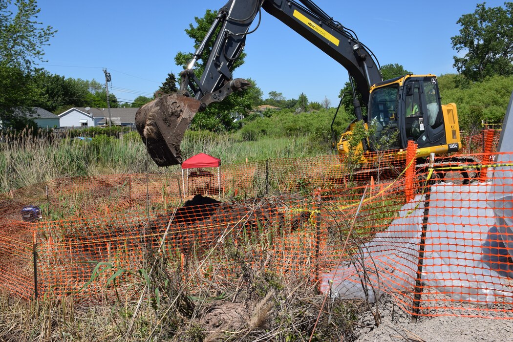 The U.S. Army Corps of Engineers, Buffalo District broke ground to conduct the radionuclide contamination cleanup under the authority of the Formerly Utilized Sites remedial Action Program, also known as FUSRAP, Tonawanda, NY, June 12, 2019.