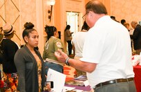 Soldiers and Families learn about resources to help them face unique challenges of serving in the U.S. Army Reserve at Yellow Ribbon