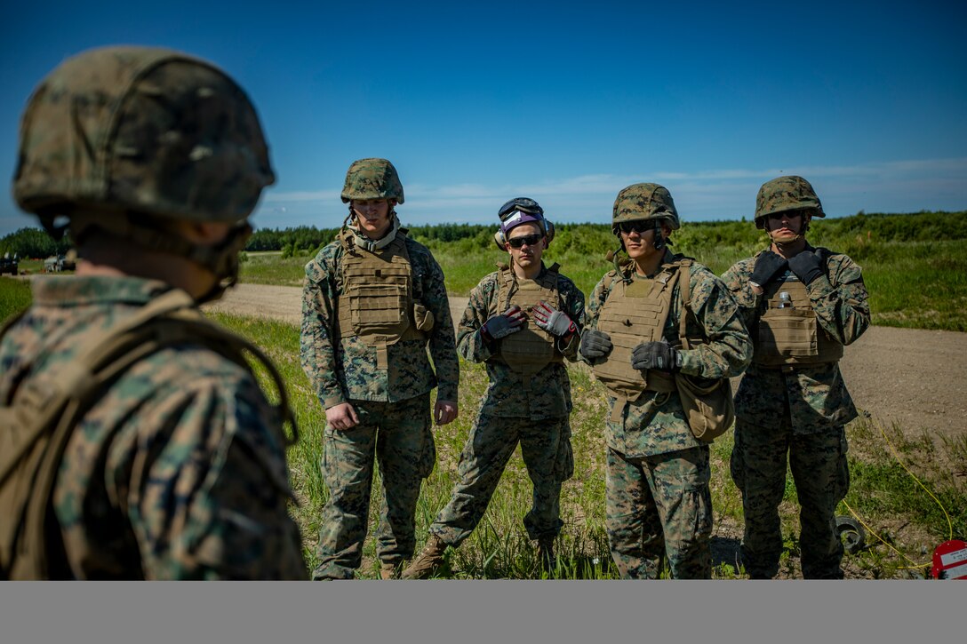 U.S. Marines conduct Forward Arming and Refueling Point operations in Canada