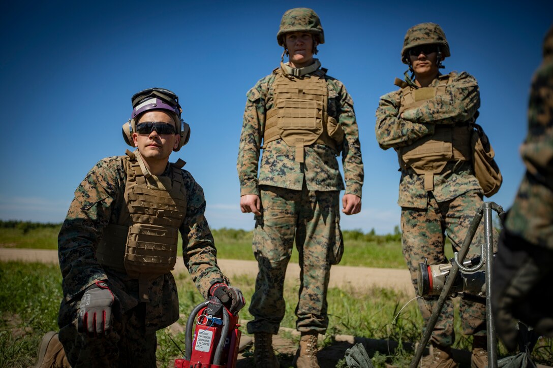 U.S. Marines conduct Forward Arming and Refueling Point operations in Canada