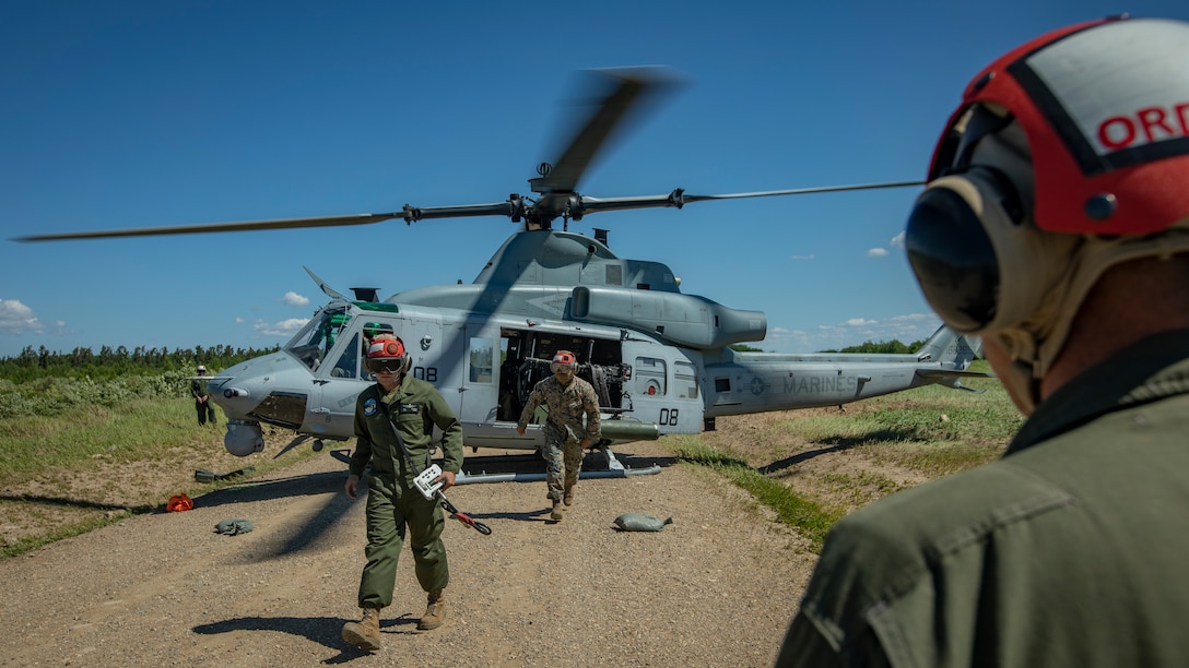 U.S. Marines conduct Forward Arming and Refueling Point operations in Canada