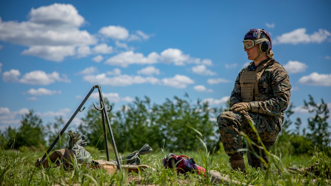 U.S. Marines conduct Forward Arming and Refueling Point operations in Canada
