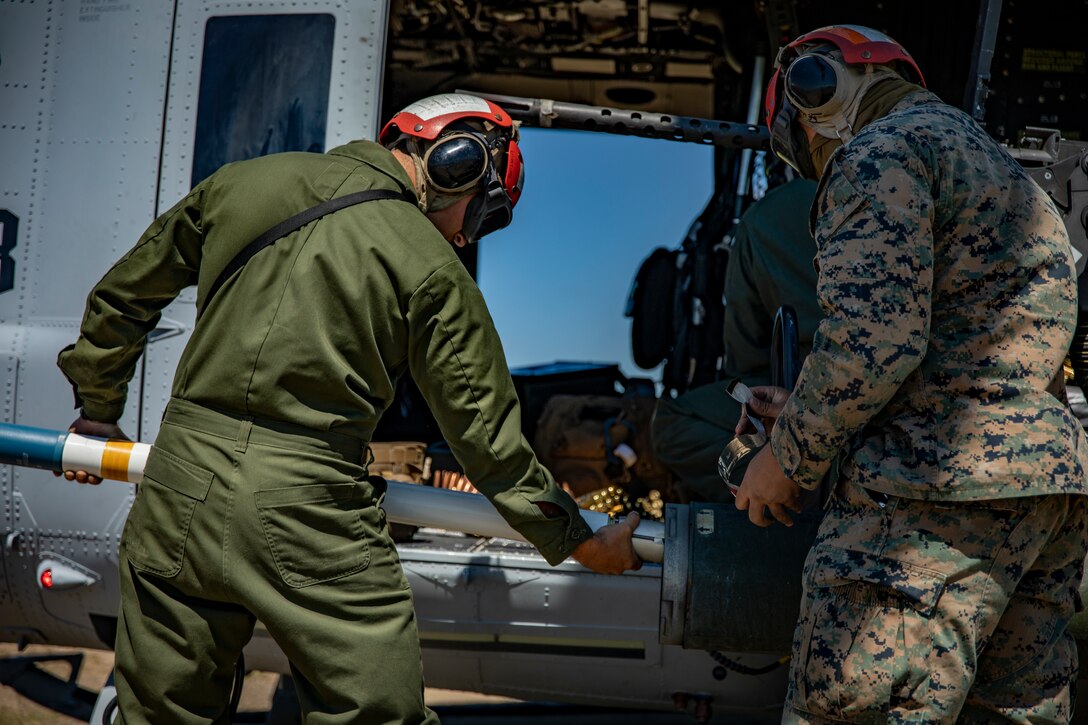 U.S. Marines conduct Forward Arming and Refueling Point operations in Canada