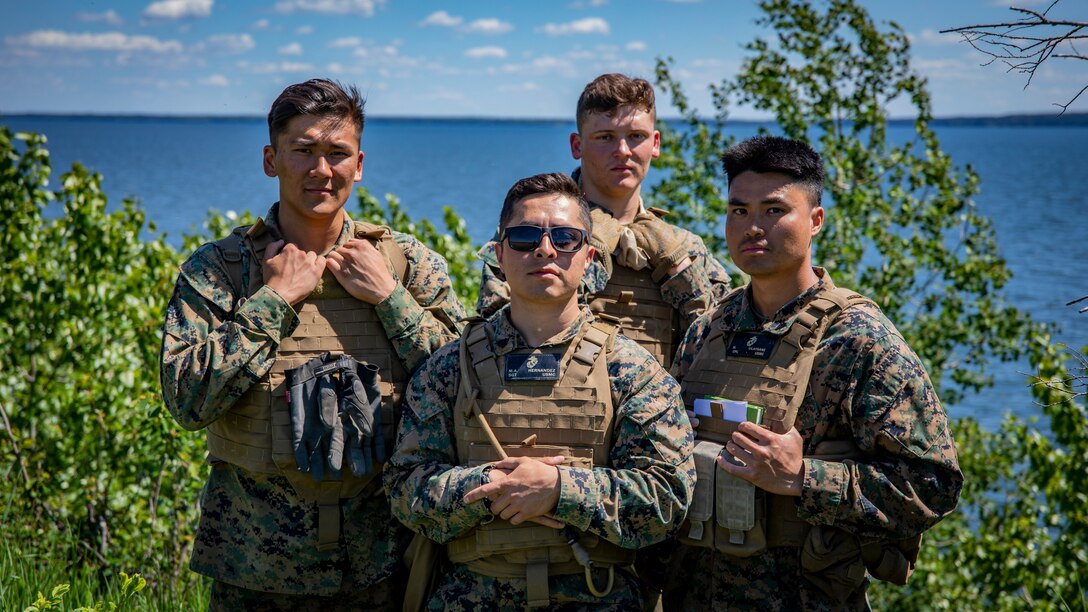 U.S. Marines conduct Forward Arming and Refueling Point operations in Canada