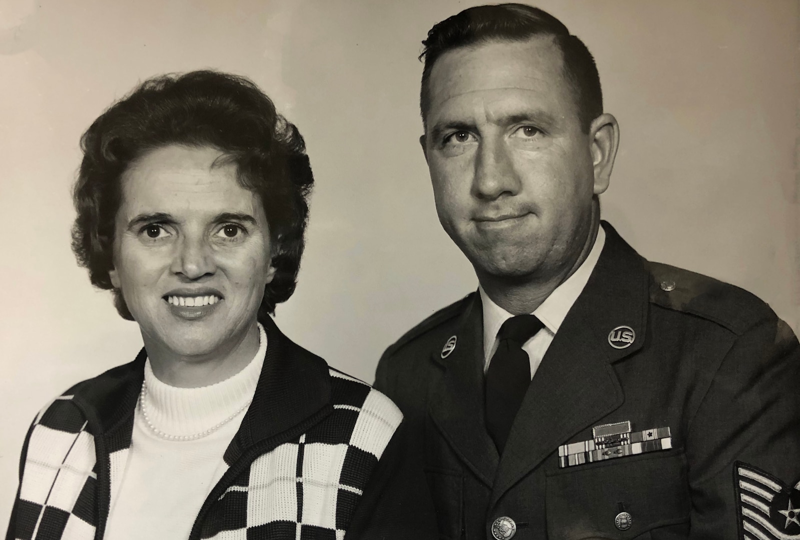 (Courtesy Photo) Gwyneth and Robert Johnson when Robert was nominated for Outstanding Airman of the Year in 1970.