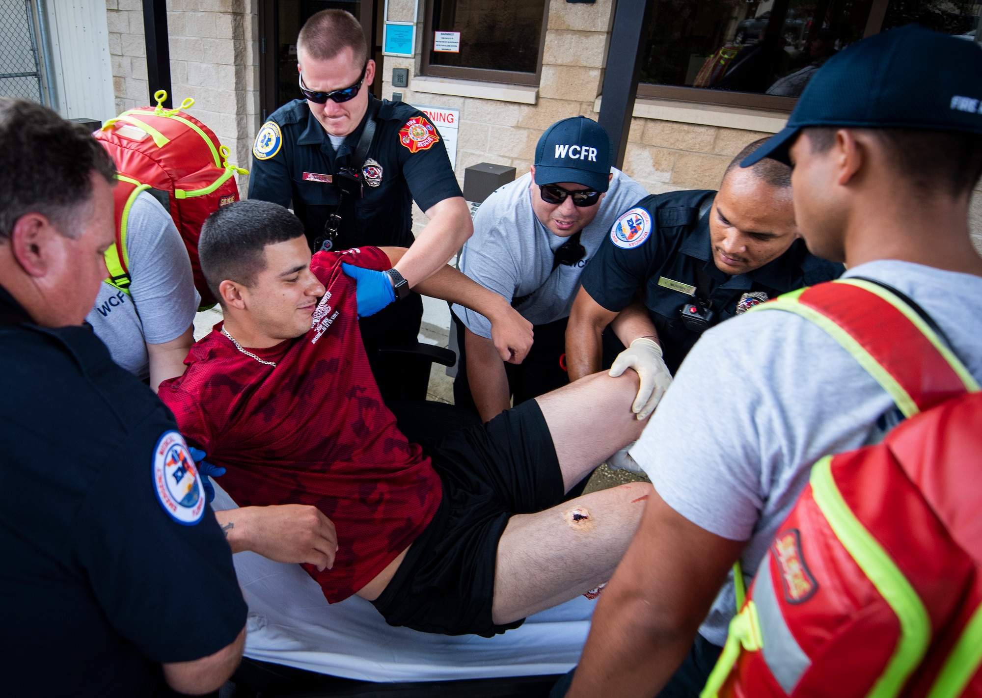 Community, base responds to remote assailant exercise
