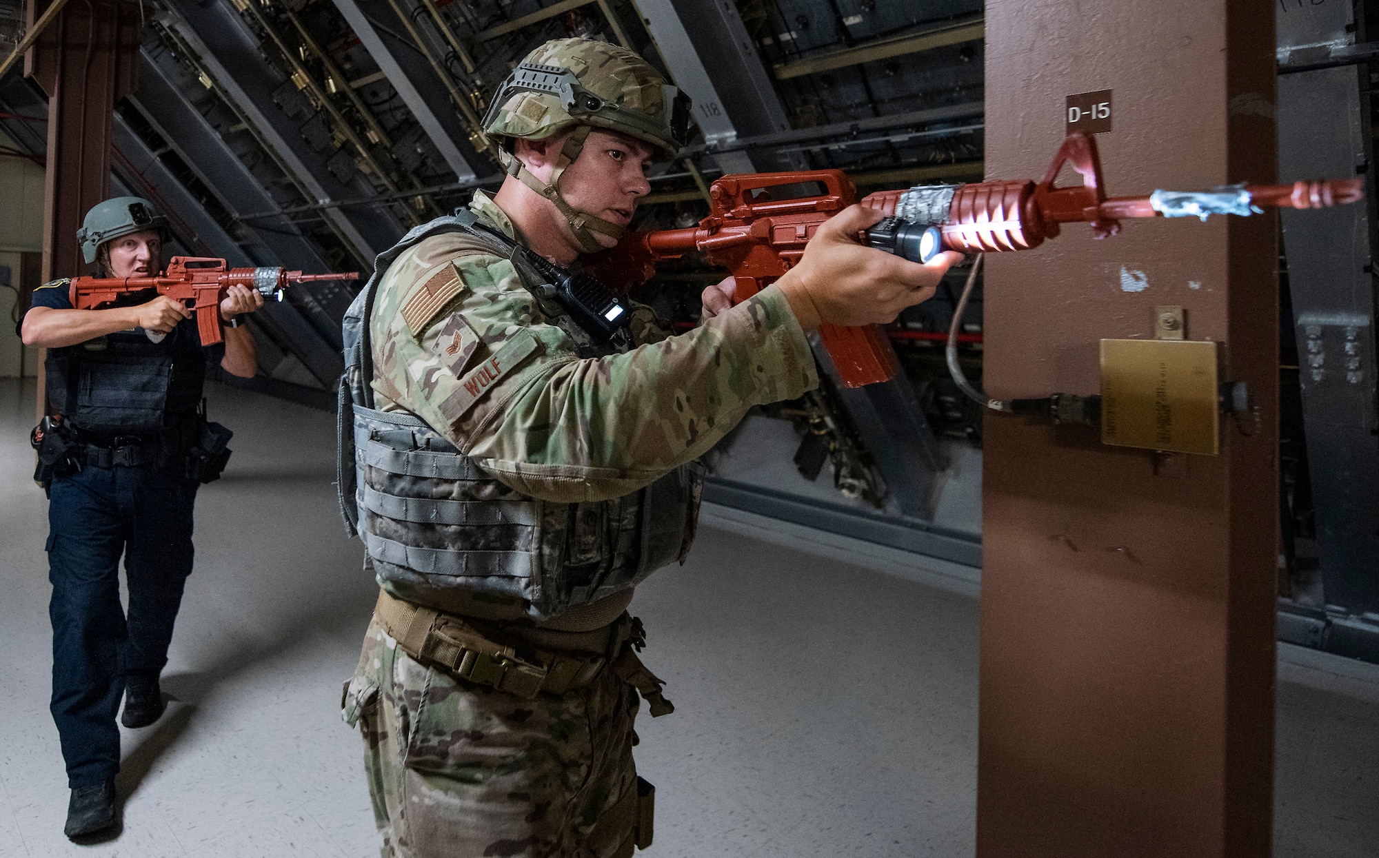 Community, base responds to remote assailant exercise