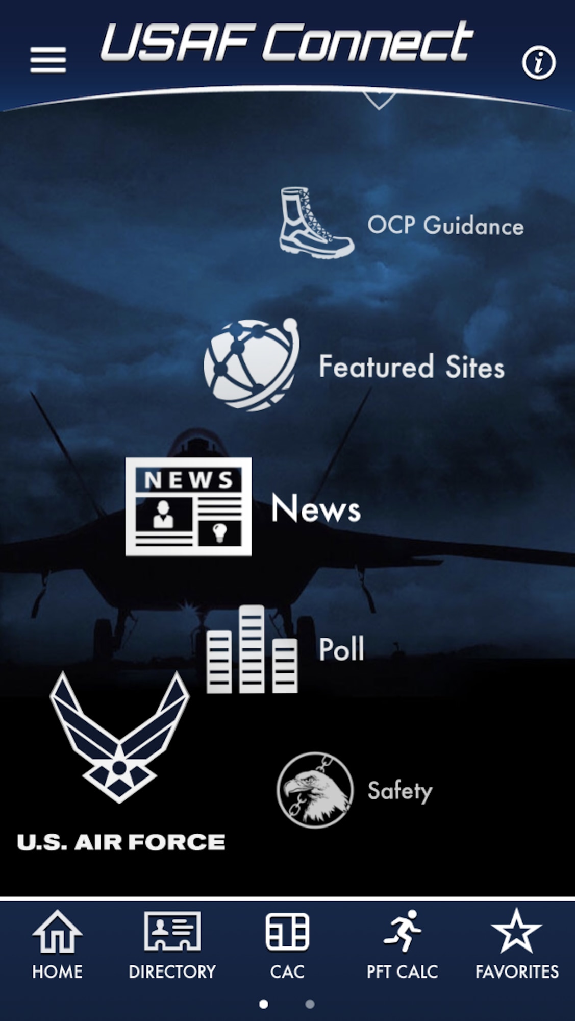 The 166th Airlift Wing is excited to announce the launch of the 166th Airlift Wing mobile application in USAF Connect. This app augments traditional command communication tools by consolidating multiple resources in a single location, easing access to information and news from all channels. (Courtesy photo)